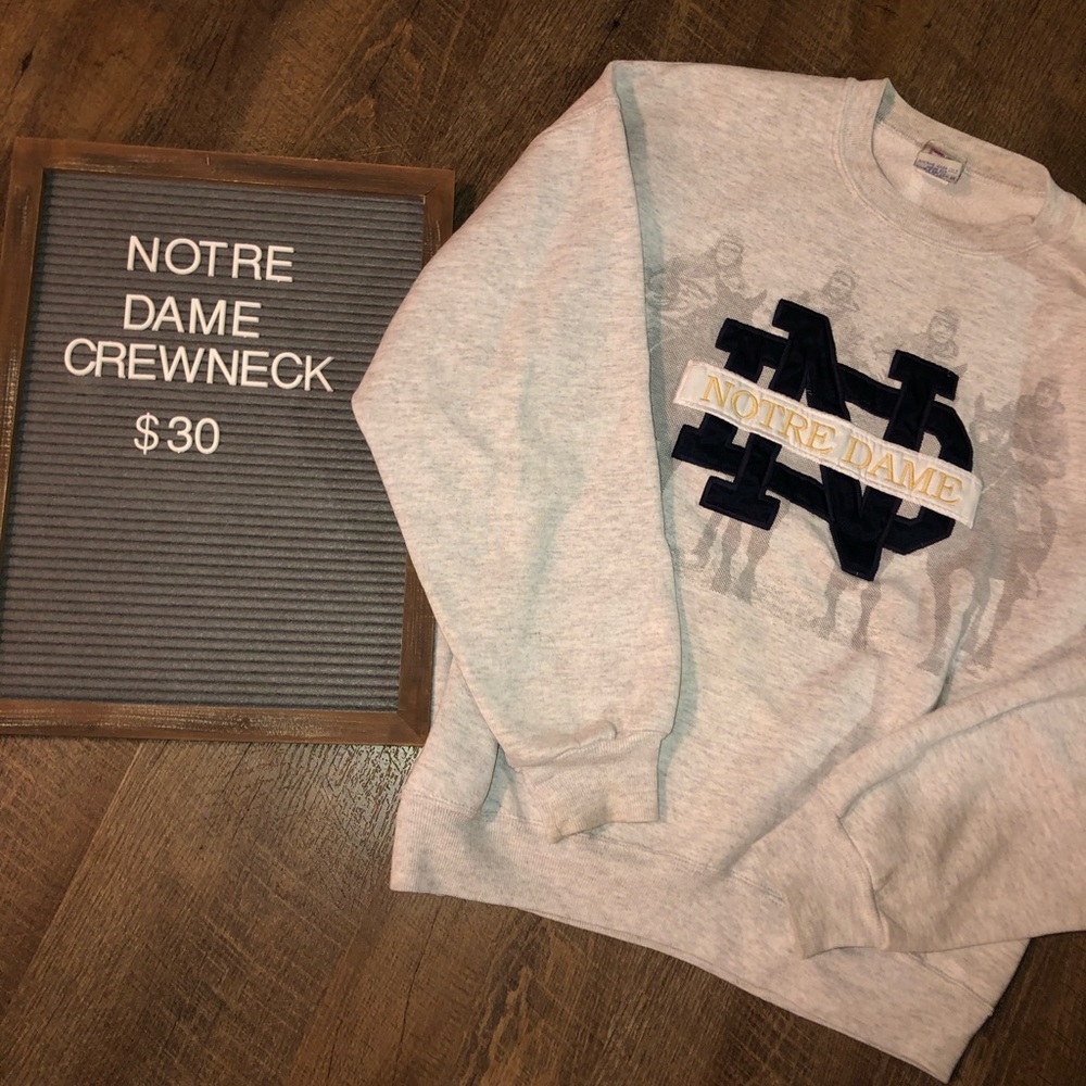 Vintage Notre Dame crewneck